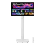 LG Swing 32U889SA Schermo Personale 32" 4K Touch, base con rotelle, webOS