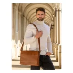 dbramante1928 Marselisborg 35,6 cm (14") Borsa da corriere Marrone - immagine 6