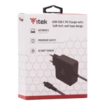 itek ITNBACWB065 Caricabatterie per dispositivi mobili Computer portatile Nero AC Ricarica rapida Interno - immagine 4