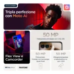 Motorola razr 60 Ultra con Moto AI (16/512GB, 50+50MP, selfie 50MP, display esterno 4.0" interno 7" pOLED 165Hz, Qualcomm Snapdragon 8 Elite, 4700mAh, 5G, Dual SIM, Android 15) PANTONE Mountain Trail - immagine 5