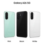 Samsung Galaxy A26 5G, Smartphone con Funzioni intelligenti, Display Super AMOLED 6.7", 6GB RAM, 128GB, Batteria 5.000 mAh, memoria espandibile, Mint - immagine 2