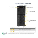 Supermicro SYS-740A-T workstation Tower Intel Xeon serie 3000 DDR4-SDRAM Nero - immagine 3