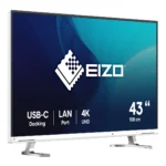 EIZO FlexScan EV4340X-WT Monitor PC 108 cm (42.5") 3840 x 2160 Pixel 4K Ultra HD LCD Bianco - immagine 8