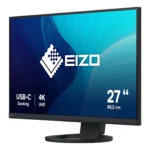 EIZO FlexScan EV2740S-BK Monitor PC 68,6 cm (27") 3840 x 2160 Pixel 4K Ultra HD LCD Nero - immagine 2