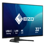EIZO FlexScan EV3240X-BK Monitor PC 80 cm (31.5") 3840 x 2160 Pixel 4K Ultra HD LCD Nero - immagine 8