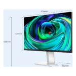 TCL 24G54 Mini-LED Monitor 24", risoluzione Full HD, 100Hz, pannello VA, 450 nits, VESA Display HDR 400, ampia gamma di colori, TÜV Rheinland senza sfarfallio e luce blu bassa - immagine 2