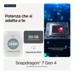 Motorola edge 70 17 cm (6.7") Doppia SIM Android 16.0 5G USB tipo-C 8 GB 256 GB 4800 mAh Grigio - immagine 11