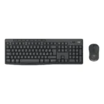 Logitech MK370 Combo for Business, Tastiera e Mouse Wireless Full-Size, ricevitore USB Logi Bolt Sicuro, Bluetooth, Certificazione Globale Windows/Mac/Chrome, Linux - Grafite