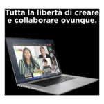 HP ZBook Studio G11 Intel Core Ultra 7 155H Workstation mobile 40,6 cm (16") WQUXGA 32 GB DDR5-SDRAM 1 TB SSD NVIDIA RTX 3000 Ada Wi-Fi 7 (802.11be) Windows 11 Pro AI Workstation, AI PC Grigio - immagine 4
