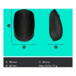 Logitech M171 mouse wireless (nero) - immagine 9
