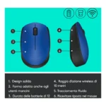 Logitech M171 mouse wireless (blu) - immagine 7