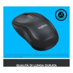 Logitech M220 SILENT Mouse Wireless, 2,4 GHz con Ricevitore USB, Tracciamento Ottico 1000 DPI, Durata Batteria di 18 Mesi, Ambidestro, Compatibile con PC, Mac, Laptop - immagine 5