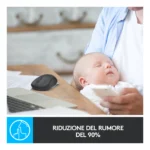 Logitech M220 SILENT Mouse Wireless, 2,4 GHz con Ricevitore USB, Tracciamento Ottico 1000 DPI, Durata Batteria di 18 Mesi, Ambidestro, Compatibile con PC, Mac, Laptop - immagine 2