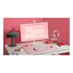 Logitech POP Icon Combo tastiera + Mouse Bluetooth (Rosa, Bianco) - immagine 7