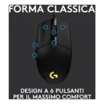 Logitech G G203 LIGHTSYNC mouse gaming a filo - immagine 4