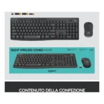 Logitech MK295 Kit Mouse e Tastiera Wireless Silent - immagine 9