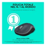 Logitech M185 mouse wireless (nero) - immagine 2