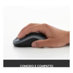 Logitech M185 mouse wireless (nero) - immagine 6