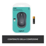 Logitech M185 mouse wireless (nero) - immagine 11