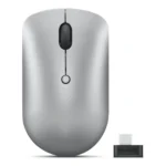 Lenovo Mouse wireless USB-C 540 compatto (Grigio Cloud)