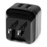 StarTech.com Caricatore da Parete a doppia porta x2 USB ad alta potenza ( 17W / 3.4 Amp ) con prese da viaggio (Internazionale) - immagine 3