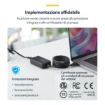 StarTech.com Caricatore USB-C da 65W per Laptop con Cavo USB-C Integrato da 1,5 m, Alimentatore per Dell, XPS, HP ProBook, MacBook Pro, Microsoft Surface Pro - immagine 4