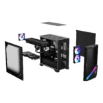 MSI MPG Infinite X3 AI 2NVR7-881EU Intel Core Ultra 7 265K 32 GB DDR5-SDRAM 1 TB SSD NVIDIA GeForce RTX 5070 Ti Windows 11 Home Desktop PC Nero - immagine 15