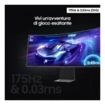 Samsung Monitor Gaming Odyssey OLED G8 da 34" WQHD Curvo - immagine 5