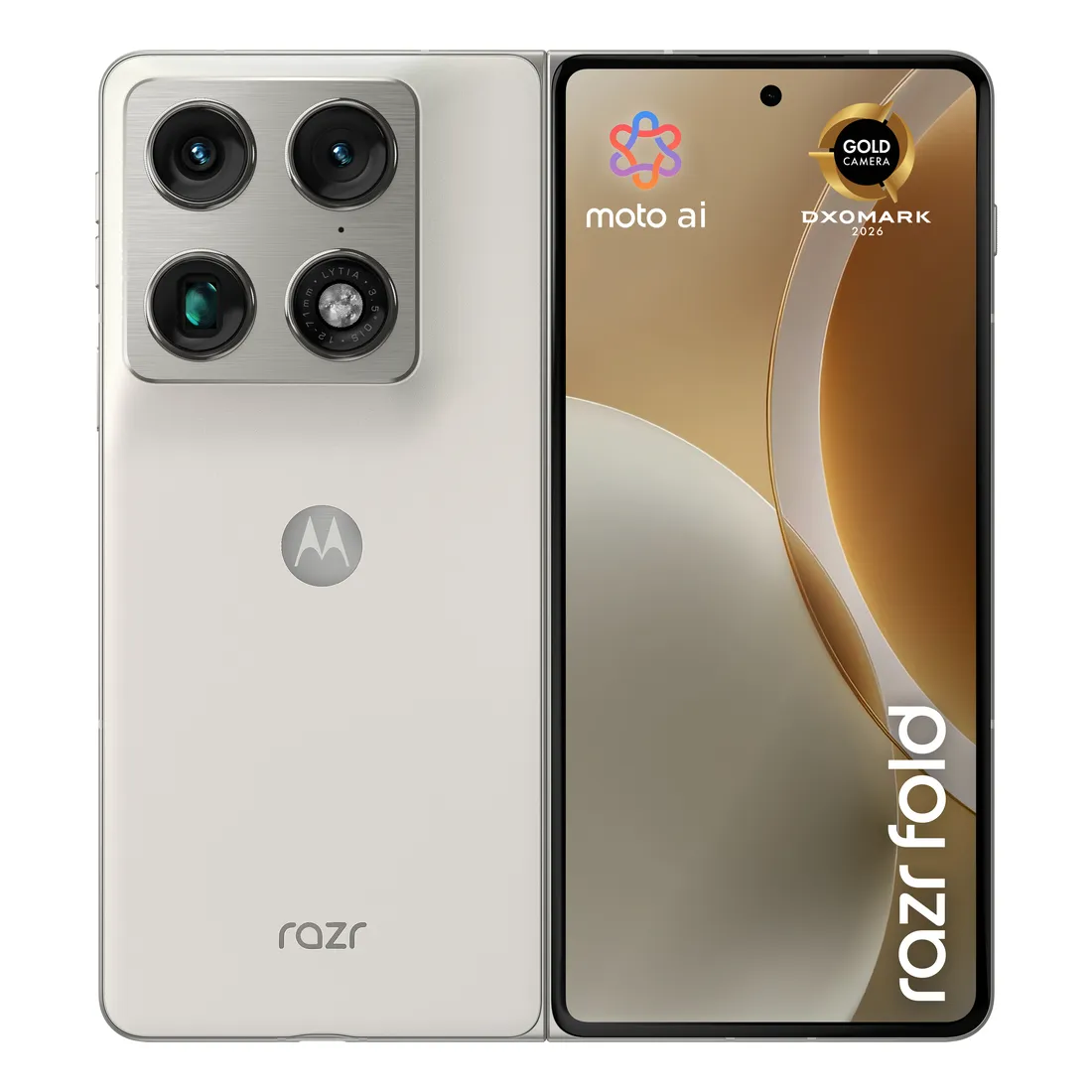 87e4a68179606690d625c37028654f9c667f360f.webp Motorola razr fold 20,6 cm (8.09") Doppia SIM Android 16.0 5G USB tipo-C 16 GB 512 GB 6000 mAh Bianco - immagine 1