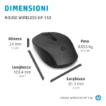 HP Mouse wireless 150 - immagine 2