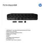 HP ProDesk 4 G1i AI PC Intel Core Ultra 5 235T 8 GB DDR5-SDRAM 256 GB SSD Windows 11 Pro Mini PC Nero - immagine 3