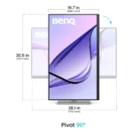 BenQ MA320UG Monitor PC 80 cm (31.5") 3840 x 2160 Pixel 4K Ultra HD Bianco - immagine 4