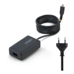StarTech.com Caricatore USB-C da 65W per Laptop con Cavo USB-C Integrato da 1,5 m, Alimentatore per Dell, XPS, HP ProBook, MacBook Pro, Microsoft Surface Pro