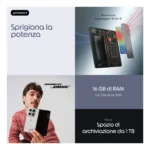 Motorola razr fold 20,6 cm (8.09") Doppia SIM Android 16.0 5G USB tipo-C 16 GB 512 GB 6000 mAh Bianco - immagine 7