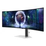 Samsung G93SD Monitor PC 124,5 cm (49") 5120 x 1440 Pixel Dual QHD OLED Argento - immagine 4
