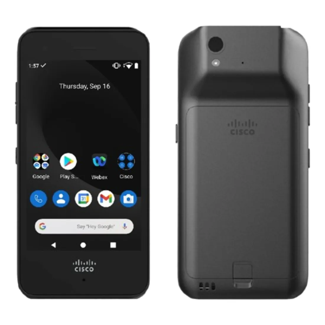 bf3a344d1f9d090a2ef2ebb8356d2f78c3f799d1.webp Cisco 840S 10,2 cm (4") Android 10 USB tipo-C 3 GB 32 GB 3040 mAh Nero - immagine 1