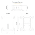 StarTech.com Caricatore USB-C a 4 porte multidispositivo, 240W totali, porta singola 140W EPR, PD 3.1, porte con blocco a vite, montaggio su superficie, ideale per sale riunioni - immagine 12