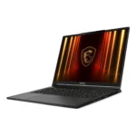 MSI Stealth 16 AI A2HWFG-021IT Intel Core Ultra 9 285H Computer portatile 40,6 cm (16") Quad HD+ 32 GB DDR5-SDRAM 1 TB SSD NVIDIA GeForce RTX 5060 Laptop GPU Wi-Fi 7 (802.11be) Windows 11 Home Nero