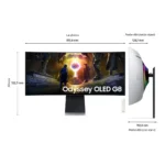 Samsung Monitor Gaming Odyssey OLED G8 da 34" WQHD Curvo - immagine 2