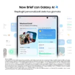 Samsung Galaxy Z Fold7 Smartphone AI, RAM 12GB, 512GB, Display 6,5"/8", Camera 200MP, Batteria a lunga durata, Silver Shadow - immagine 5