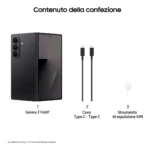 Samsung Galaxy Z Fold7 Smartphone AI, RAM 12GB, 512GB, Display 6,5"/8", Camera 200MP, Batteria a lunga durata, Jetblack - immagine 8