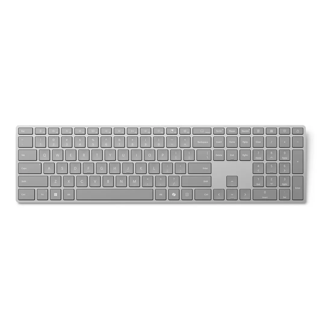 fd118867de15d30dd9d7c127d31e65ba0d29d11f.webp Microsoft Surface Keyboard (2nd Edition) tastiera Casa/ufficio Bluetooth QWERTY Italiano Grigio - immagine 1