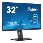 iiyama ProLite XUB3293UHSN-B5 Monitor PC 80 cm (31.5") 3840 x 2160 Pixel 4K Ultra HD LCD Nero