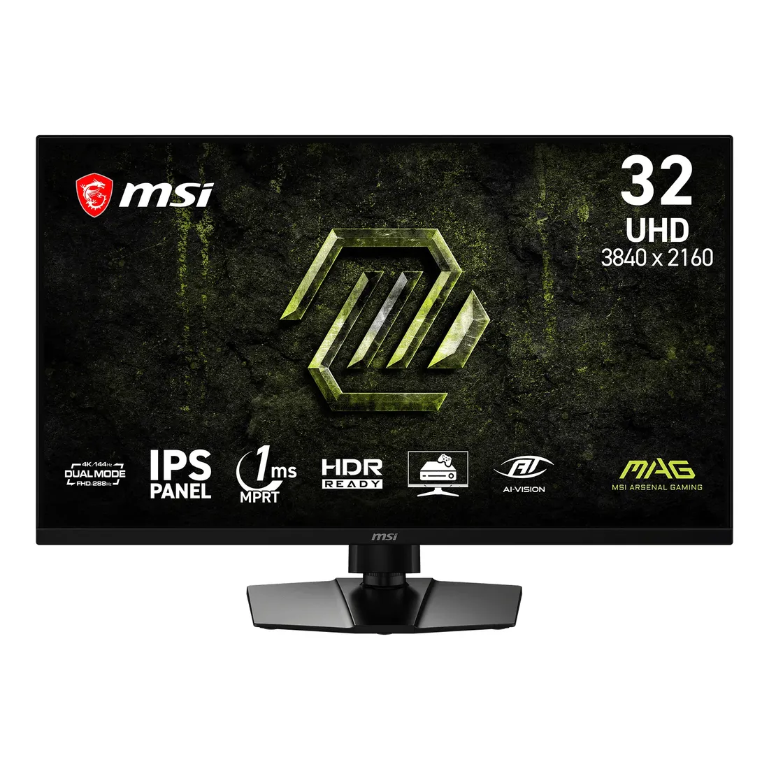 039fe3ab52eb8be723d964f24821473c62fa9292.webp MSI MAG 321UPD E14 Monitor PC 80 cm (31.5") 3840 x 2160 Pixel 4K Ultra HD LCD Nero - immagine 1