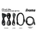 iiyama ProLite TF2234MC-B7X Monitor PC 54,6 cm (21.5") 1920 x 1080 Pixel Full HD LED Touch screen Multi utente Nero - immagine 11