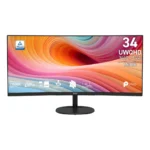 MSI Pro MP341CQ E12 Monitor PC 86,4 cm (34") 3440 x 1440 Pixel UltraWide Quad HD Nero - immagine 3