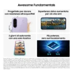 Samsung Galaxy A37 5G 17 cm (6.7") Doppia SIM Android 16.0 USB tipo-C 8 GB 256 GB 5000 mAh Bianco - immagine 5