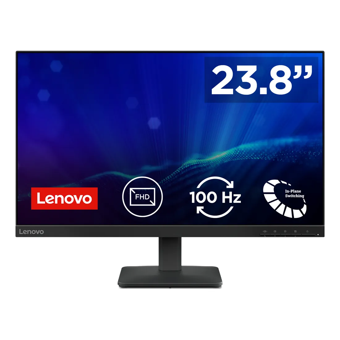 11f9452100e7fd728e72bcca54c3df697e8775cf.webp Lenovo L24-4e - Monitor 23.8" IPS Flat FHD 1920x1080 0 100Hz 4ms - 1xHDMI 1.4 + 1xVGA - Stand Tilt Cavo HDMI incluso - immagine 1