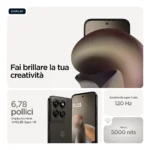 Motorola moto g77 Camera 108MP Dual SIM ibrida Android 16.0 5G USB tipo-C 8 GB 256 GB 5200 mAh Nero - immagine 3