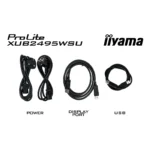 iiyama ProLite XUB2495WSU-B7 Monitor PC 61,2 cm (24.1") 1920 x 1200 Pixel WUXGA LED Nero - immagine 13